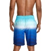 image:imageSpeedo Mens Swim Trunk Knee Length Boardshort Bondi Striped20 Spray Palace Blue