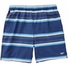 image:imageSpeedo Mens Swim Trunk Knee Length Tech VolleyPeacoat Stripe