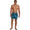 image:imageSpeedo Printed Leisure 16 Swim Trunks MenTrue NavyBlue JewelWhite