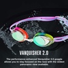 image:imageSpeedo Unisexchild Swim Goggles Vanquisher JuniorMirrored Blue LimeCobaltBlue