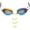 image:imageSpeedo Unisexchild Swim Goggles Vanquisher JuniorRainbow Mirrored