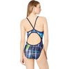 image:imageSpeedo Womens Powerflex Eco Laser Sticks Flyback SwimsuitLaser BlueGreen
