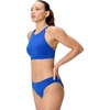 image:imageSpeedo Womens Swimsuit Bikini Top Essentials with Removable Cups Soft FabricHigh Deep Sapphire