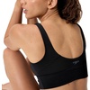 image:imageSpeedo Womens Swimsuit Bikini Top Essentials with Removable Cups Soft FabricSquare Anthracite