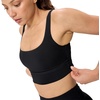 image:imageSpeedo Womens Swimsuit Bikini Top Essentials with Removable Cups Soft FabricSquare Anthracite