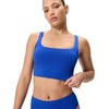 image:imageSpeedo Womens Swimsuit Bikini Top Essentials with Removable Cups Soft FabricSquare Deep Sapphire