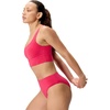 image:imageSpeedo Womens Swimsuit Bikini Top Essentials with Removable Cups Soft FabricSquare Ruby