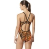 image:imageSpeedo Womens Swimsuit One Piece Prolt Flyback Printed Adult Team ColorsModern Speedo Orange