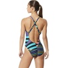 image:imageSpeedo Womens Swimsuit One Piece Prolt Relay Back PrintedDiscontinuedStellar Stripe Multi