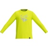 image:imageSpeedo Boys Uv Swim Shirt Long Sleeve Tee GraphicHyper Yellow