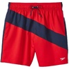 image:imageSpeedo Mens 75 Volley Swim Trunks Colorblock Red