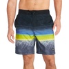image:imageSpeedo Mens Swim Trunk Knee Length Boardshort Bondi Striped Black