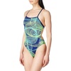 image:imageSpeedo Womens Cyclone Strong One Back Endurance One Piece SwimsuitBlueGreen