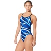 image:imageSpeedo Womens Swimsuit One Piece Prolt Flyback Printed Adult Team ColorsHigher Level Speedo Blue