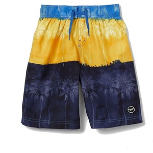 image:imageSpeedo Boys Swim Trunk Knee Length Boardshort EBoard PrintedBillion Beach Peacoat