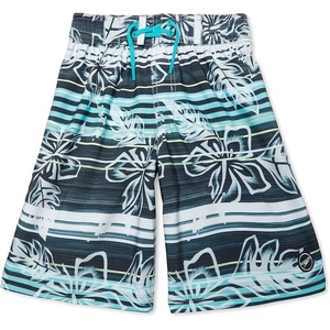 image:imageSpeedo Boys Swim Trunk Knee Length Boardshort EBoard PrintedFloral Anthracite