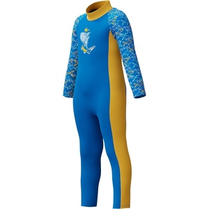 image:imageSpeedo Boys Swimsuit Infant to Big Kid UPF 50 Learn to SwimLS Sunsuit Lagoon Blue