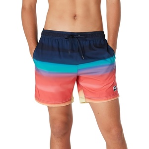 image:imageSpeedo Mens 17 Bondi Blend Redondo Edge Volley Swim Trunks Sun Kissed Coral
