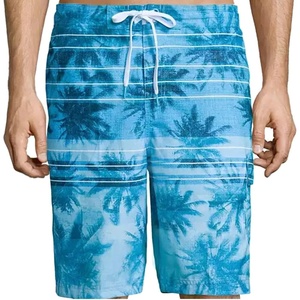 image:imageSpeedo Mens Palm Stripe EBoard Swim Trunk Shorts Ocean Breeze Small