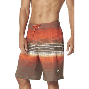 image:imageSpeedo Mens Swim Trunk Knee Length Boardshort Active Flex EBoard PrintedCanteen Brown