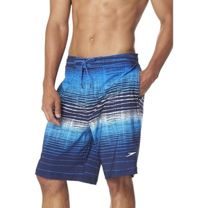 image:imageSpeedo Mens Swim Trunk Knee Length Boardshort Active Flex EBoard PrintedNavyBlue