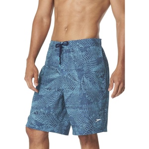 image:imageSpeedo Mens Swim Trunk Knee Length Boardshort Active Flex EBoard PrintedPalm Columbia