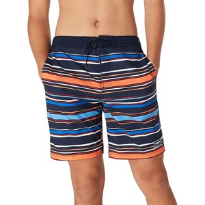 image:imageSpeedo Mens Swim Trunk Knee Length Boardshort Bondi Striped20 Layback Peacoat