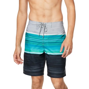 image:imageSpeedo Mens Swim Trunk Knee Length Boardshort Bondi StripedBarrier Ceramic