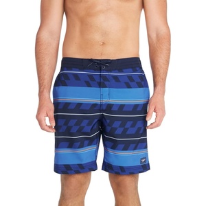 image:imageSpeedo Mens Swim Trunk Knee Length Boardshort Bondi StripedBlue