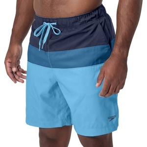 image:imageSpeedo Mens Swim Trunk Knee Length Tech VolleyBlue Colorblock