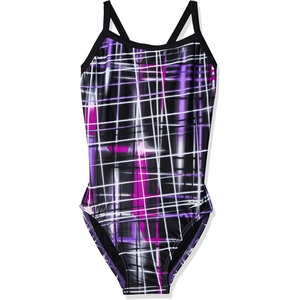 image:imageSpeedo Womens Powerflex Eco Laser Sticks Flyback SwimsuitLaser Speedo Purple