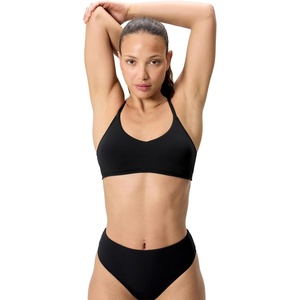 image:imageSpeedo Womens Swimsuit Bikini Top Essentials with Removable Cups Soft FabricTriangle Anthracite