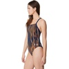 image:imageSpeedo Girls Swimsuit One Piece Endurance Flyback Solid Youth Team ColorsSolar NavyOrange