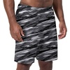 image:imageSpeedo Mens Swim Trunks  Casual Beach Swimwear  Quick Dry  Elastic Waist with Drawstring Dark Grey Small