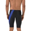 image:imageSpeedo Mens Swimsuit Jammer Powerflex Eco Revolve Splice Team ColorsBlackRoyal