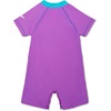 image:imageSpeedo UnisexChild Swimsuit One Piece Short Sleeve Rashguard Begin to Swim Print