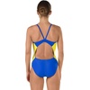 image:imageSpeedo Womens Power Flex Eco Revolve Splice Energy Back One Piece SwimsuitSapphireGold