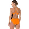 image:imageSpeedo Womens Power Flex Eco Revolve Splice Energy Back One Piece SwimsuitSpeedo Orange