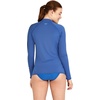 image:imageSpeedo Womens Precision Pleat Zip RashguardBright Cobalt