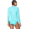 image:imageSpeedo Womens Precision Pleat Zip RashguardCeramic