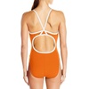 image:imageSpeedo Womens Swimsuit One Piece Endurance Flyback Solid Adult Team Colors  DiscontinuedSpeedo Orange