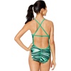 image:imageSpeedo Womens Swimsuit One Piece Prolt Cross Back Printed Adult Team ColorsWave Speedo Green