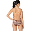 image:imageSpeedo Womens Swimsuit One Piece Prolt Cross Back Printed Adult Team ColorsWave Speedo Orange