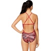 image:imageSpeedo Womens Swimsuit One Piece Prolt Cross Back Printed Adult Team ColorsWave Speedo Red