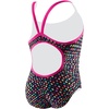 image:imageSpeedo Womens Swimsuit One Piece Prolt Propel Back PrintedDiscontinuedBlackHot Coral