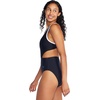 image:imageSpeedo Womens Swimsuit One Piece Racerback Cut OutJacquard Speedo Black