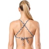 image:imageSpeedo Womens Swimsuit Top Triangle Bikini Endurance Lite Tie Back PrintDiscontinuedBlackGrey Turnz