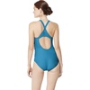 image:imageSpeedo Womens VNeck One Piece Swimsuit with Underwire Black 10Caribbean Sea