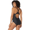 image:imageSpeedo Womens VNeck One Piece Swimsuit with Underwire Black 10Speedo Black