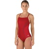 image:imageSpeedo Womens Power Flex Eco Revolve Splice Energy Back One Piece SwimsuitSpeedo Red
